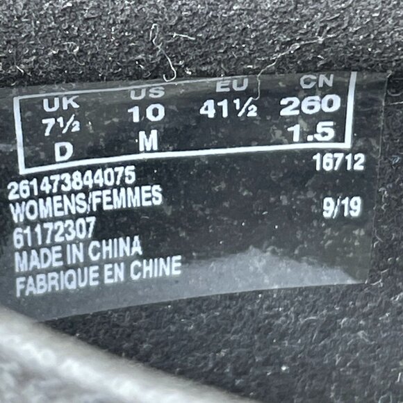 Clarks Shoes Womens Size 10 Black Cloudsteppers Slip-on Loafers Cushioned - Picture 6 of 10